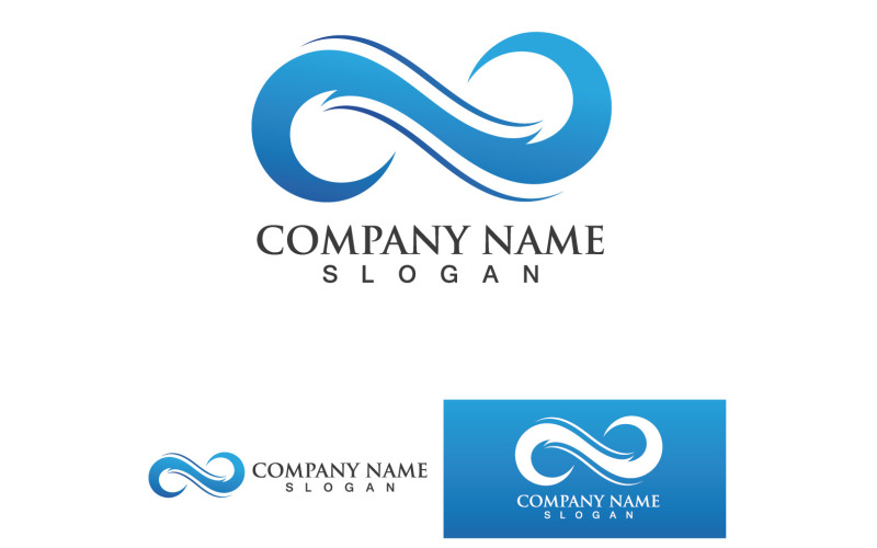 Infinity Loop Logo Vector Template Design V22 Logo Template