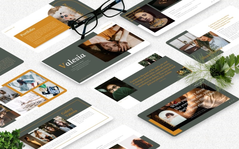 Valesia - Photography Powerpoint Template PowerPoint Template