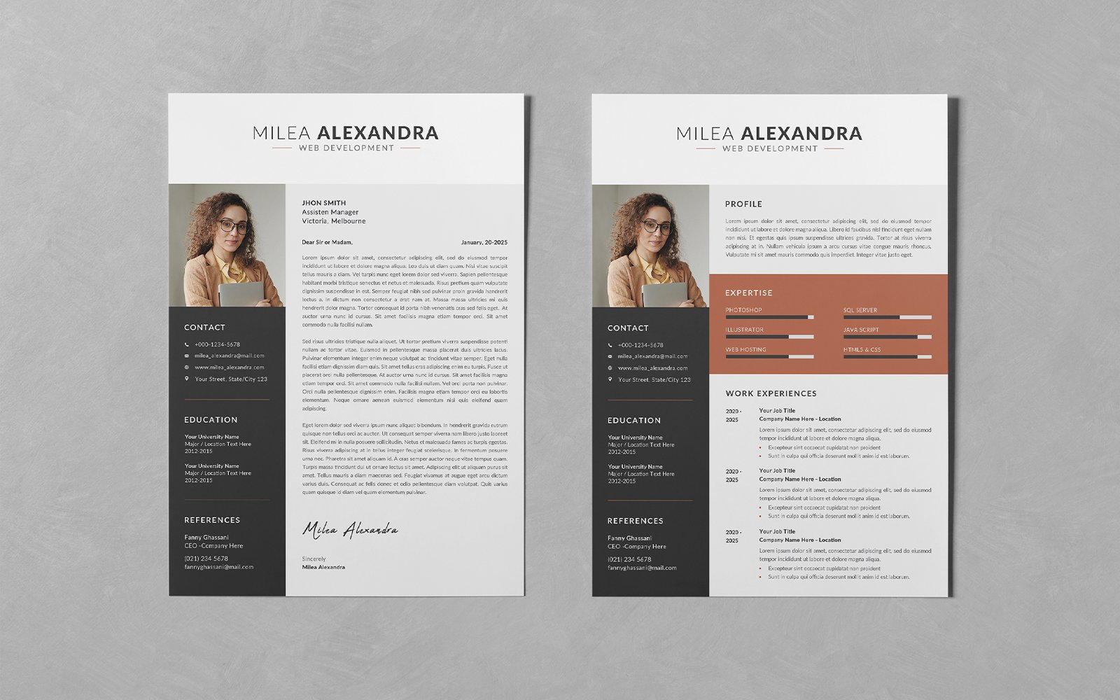 Kit Graphique #279695 Resume Business Divers Modles Web - Logo template Preview