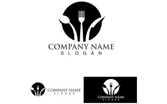 Spoon And Fork Logo And Symbol Vector V16