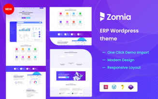 Zomia - ERP Software WordPress Theme
