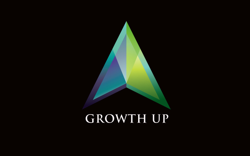 development Growth Up Logo Logo Template
