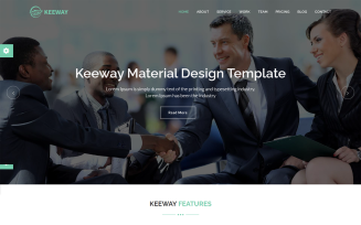 Keeway Digital Marketing Agency Landing Page Template