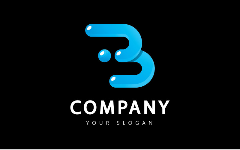 Letter B icon logo design V4 Logo Template