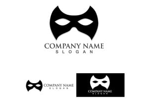 Mask Logo And Symbol Vector Design Template 10