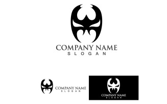 Mask Logo And Symbol Vector Design Template 9