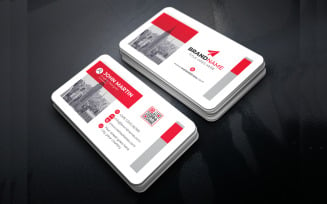 Simple Modern Business Card Template Clean Design Layout