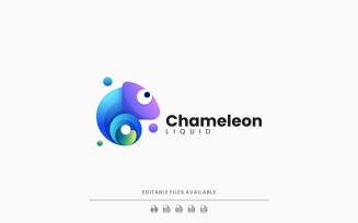 Chameleon Gradient Colorful Logo 2