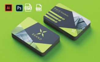 Corporate Green Business Card