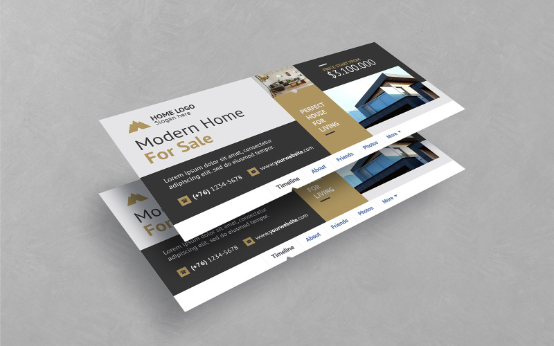 Creative Real Estate Facebook Timeline Cover Social Media
