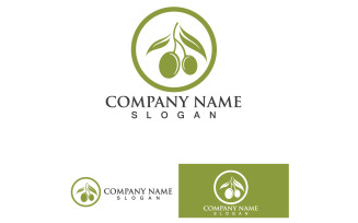 Olive Oil Logo Nature Health Vector Design Template V10