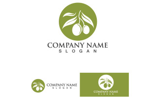 Olive Oil Logo Nature Health Vector Design Template V13