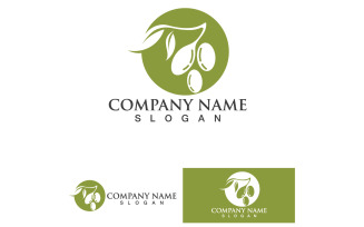 Olive Oil Logo Nature Health Vector Design Template V22