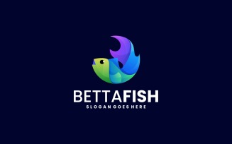 Bettafish Gradient Colorful Logo