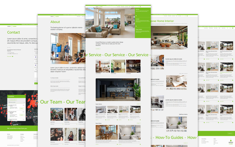 Inward Planner - Interior Designing Company Website Template
