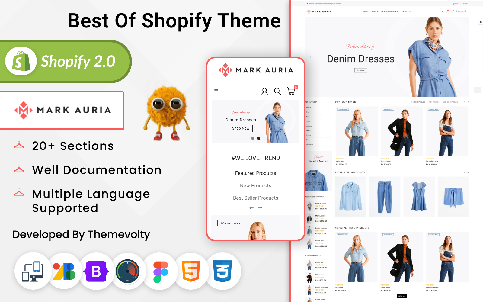 Mark Auria - Mega Fashion Shopify 2.0 Premium Responsive Theme