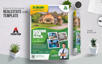 Creative and Modern Real Estate Flyer