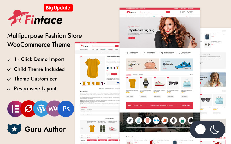 Fintace - Multipurpose Fashion Store Elementor WooCommerce Responsive Theme WooCommerce Theme