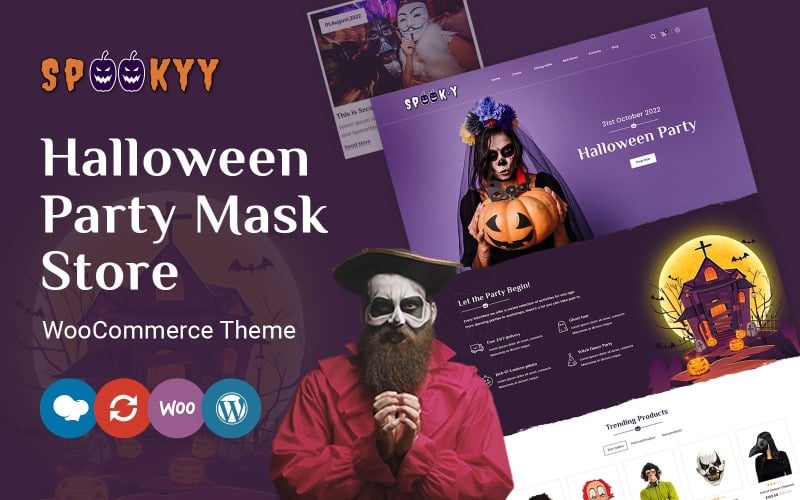Spookyy - Halloween Woocommerce Responsive Template WooCommerce Theme