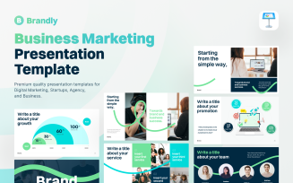 Brandly - Business Marketing Keynote Presentation Template
