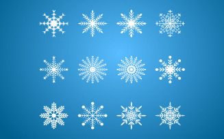 Christmas Snowflake Vector Collection