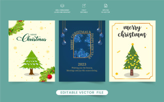 Invitation card collection for Xmas