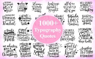 Typography Quotes Bundle, Typography Quotes T-shirts