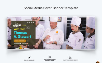 Chef Cooking Facebook Cover Banner Design-09