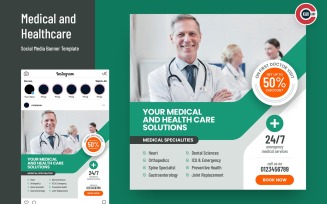 Medical Healthcare Social Media Banner - 00297