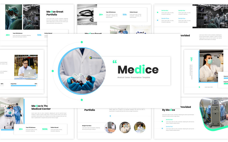 Medice - Medical Center PowerPoint PowerPoint Template