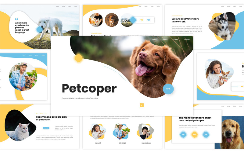 Petcoper - Pet Care & Veterinary Keynote Keynote Template
