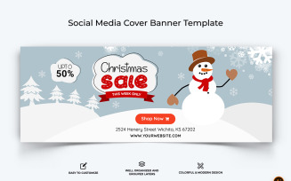 Christmas Sale Facebook Cover Banner Design-06