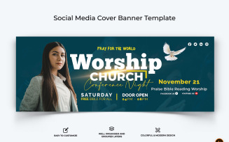 Church Speech Facebook Cover Banner Design-09