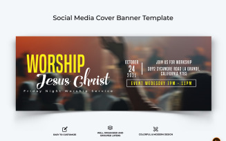 Church Speech Facebook Cover Banner Design-15