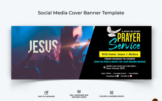 Church Speech Facebook Cover Banner Design-18