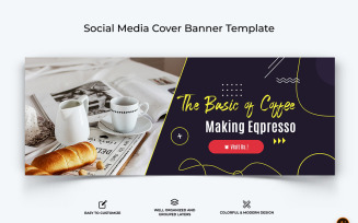 Coffee Making Facebook Cover Banner Design-06