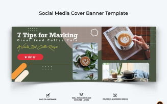 Coffee Making Facebook Cover Banner Design-08