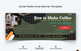Coffee Making Facebook Cover Banner Design-09