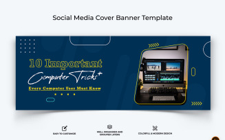 Computer Tricks and Hacking Facebook Cover Banner Design-01