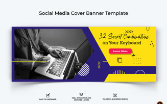 Computer Tricks and Hacking Facebook Cover Banner Design-07