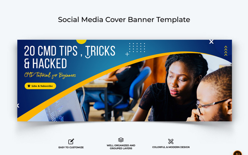 Computer Tricks and Hacking Facebook Cover Banner Design-11 Social Media