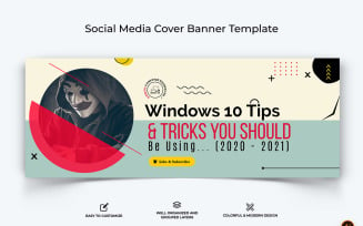 Computer Tricks and Hacking Facebook Cover Banner Design-12