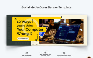 Computer Tricks and Hacking Facebook Cover Banner Design-13
