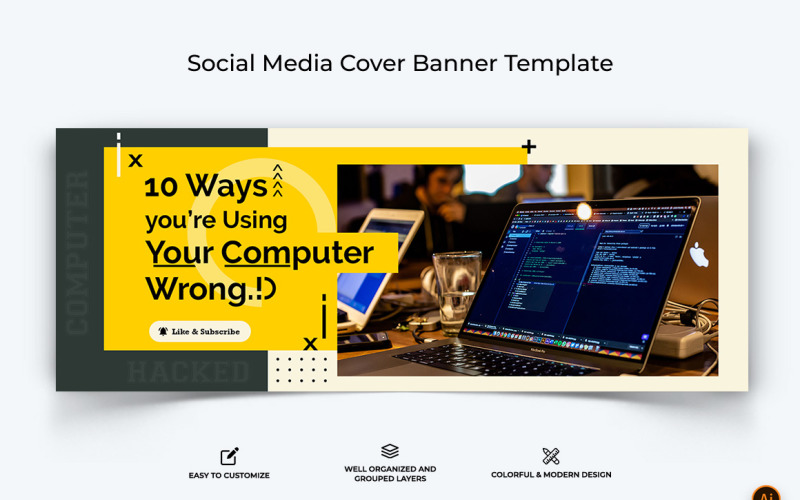 Computer Tricks and Hacking Facebook Cover Banner Design-13 Social Media