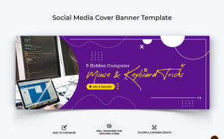 Computer Tricks and Hacking Facebook Cover Banner Design-15