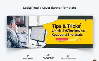 Computer Tricks and Hacking Facebook Cover Banner Design-18