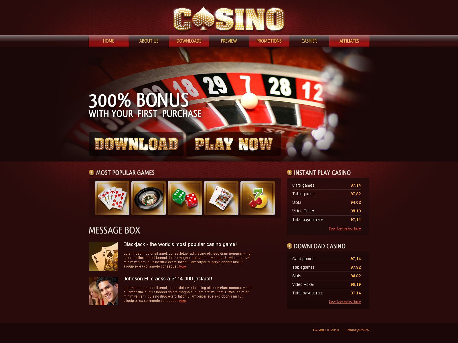 vegas online gambling website