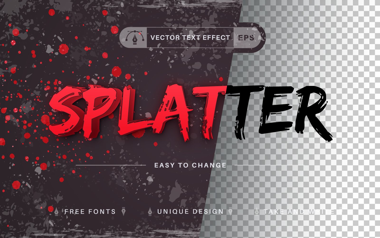 Template #281058 Effect Font Webdesign Template - Logo template Preview
