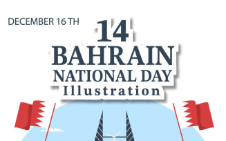 14 Bahrain National Day Illustration