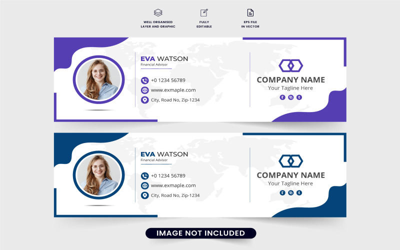 Professional mailing interface template Corporate Identity